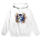 猫との風景の水彩_猫と森006 Hoodie