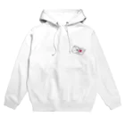 M&A withUの薄いカラー用アルビノフェレットフロント＆バックプリント Hoodie