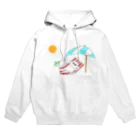 CrossArtのリゾートねこ Hoodie