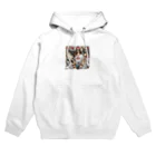 jun1005のスニーカーとカメラ Hoodie