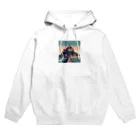 Pixel Art Goodsのモン・サン・ミシェル（pixel art） Hoodie