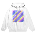 rollのストライプ　斜め Hoodie