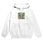 denyo dreamのウサギのアマリリス Hoodie