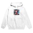 MTHのデータを分析するミニブタ Hoodie