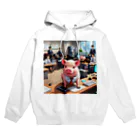 MTHの会社の組織改革を行うミニブタ Hoodie