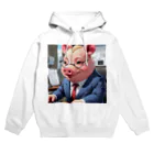 MTHの会社のリスク管理を担当するミニブタ Hoodie