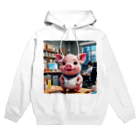 MTHの会社のぷろせすをするみにぶた管理製品開発 Hoodie