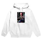 adultistのサイバー ピンクセクシーガール Hoodie