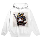 にゃんラボの武士にゃんこ Hoodie