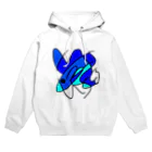 ノラうさきゅん☆の魚介類くん Hoodie