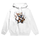 An_Momoの猫のサックスプレイヤー　ノリノリ♪ Hoodie