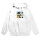 インコグッズのオカメインコとセキセイインコ Hoodie