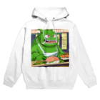 Kyun_uranaiの寿司職人を目指す緑の妖怪 Hoodie