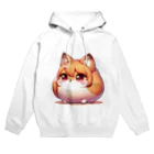 おきつねちゃんのきつねデザインショップ！のまんまる！　饅頭きつね娘グッズ！！ Hoodie