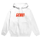 下戸同盟の下戸同盟「GEKO！」レッド Hoodie