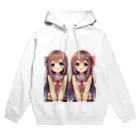 seigi2oo2の愛らしい可愛い双子の姉妹 Hoodie