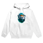 EseCAMPのキャンプ熊シリーズ Hoodie