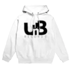 國分。（U’n’B RECORDS)のU'n'B RECORDS ロゴパーカー(ロゴ色ブラックver.) Hoodie