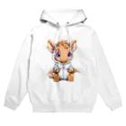 Vasetti_pressのオレンジドラゴン Hoodie