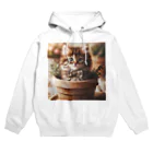 yuo1040yamato Soraの初めて作りました 猫さん Hoodie