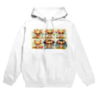 kutachanelのロングコートチワワのアニメ Hoodie