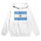 お絵かき屋さんのアルゼンチンの国旗 Hoodie