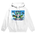 ドラにゃん🐾のグリーンドラニャン  Hoodie