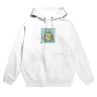 ganeshaのおもちゃの本を持ったかわいいカメ Hoodie