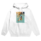 AQUAMETAVERSEの花ブランコに揺られ喜ぶ女の子　ラフルール　1859 Hoodie