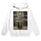 絵描き ひろみるん♪ オリジナル アートグッズSHOPのいつも一緒に〜ブルームーン〜 Hoodie