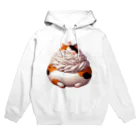 猫屋のクリーム三毛猫 Hoodie