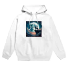 プレヒストリック・ワイルドの月夜のオオカミ Hoodie