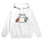 yielanggo007の虹のねこ Hoodie