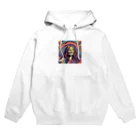 ユニーク・キュートの笑顔の女性 Hoodie