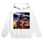 Bikers' Galleryのチャンピオンライド：モトクロスアクション Hoodie