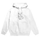 yuki_mayのKIDS RABBIT_1 Hoodie