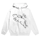 はる_社務所のうさぎ　和風 Hoodie