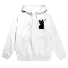 Mizuki・ASIA CATの黒猫ニャン・ポイント Hoodie