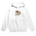 GDWEEDの赤のたてがみ Hoodie