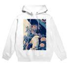 AQUAMETAVERSEの着物姿の女性と紫陽花なでしこ1478 Hoodie