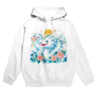 幸福龍神のカワイイ白りゅう。 Hoodie