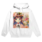 ピクセルパレットの可愛い女の子とお花10 Hoodie