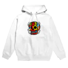 ドラパンのカラフルスカル Hoodie