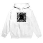 ROYAL PrincessのROYAL KINGダマスク柄BLACK Hoodie