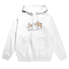 noBuの怠惰な子犬の柴犬 Hoodie