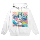 yozoraniyumeoの魔法サーファー少女 Hoodie