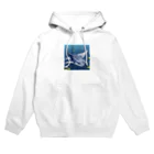 SUZURI56のドット絵ノコギリザメ Hoodie