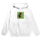 AI副業屋のショウのドット絵のダックスフンド Hoodie