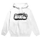 BAITONER HOUSEの モノクロスローアップ Hoodie