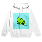 雑貨屋kerori(ザッカヤケロリ）のカエル（おすわり） Hoodie